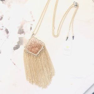 Kingston Gold Long Pendant Necklace